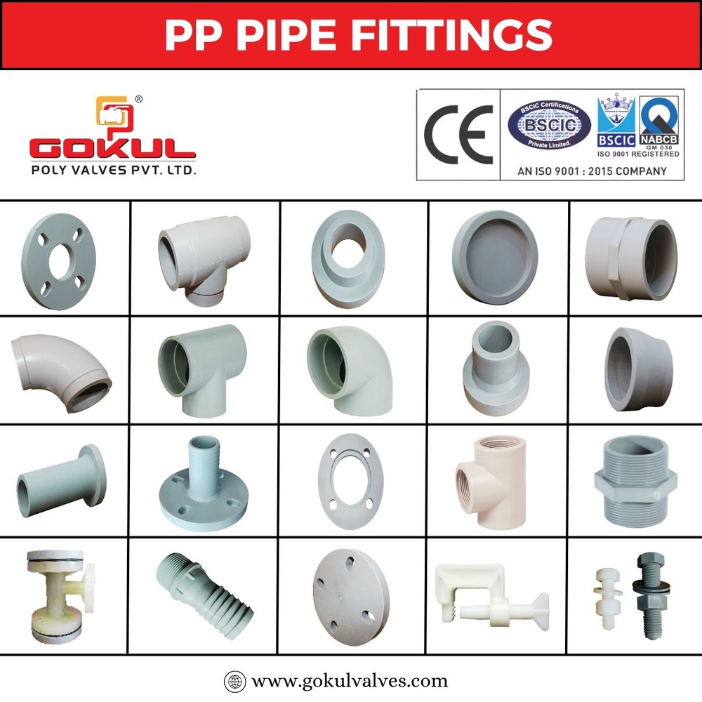 Grey Pp Threaded Flange - Application: Industrial & Water Line