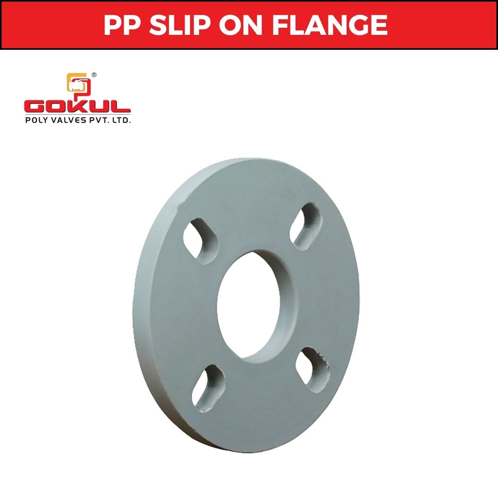 Grey Pp Threaded Flange - Application: Industrial & Water Line
