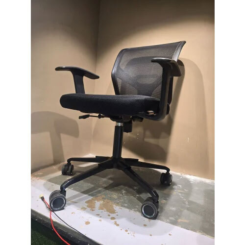 Office Chair New Knetted Black Colour