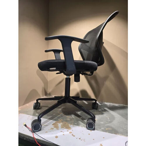 Office Chair New Knetted Black Colour