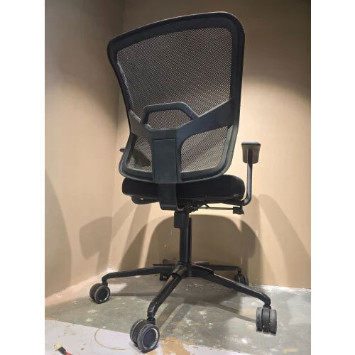 Office Chair New Knetted Black Colour