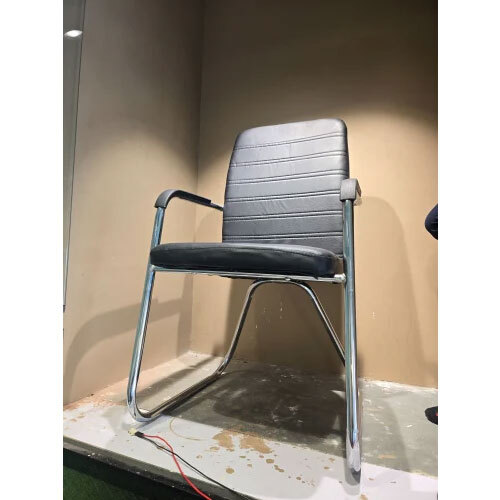 Black Iron Visitor Chair