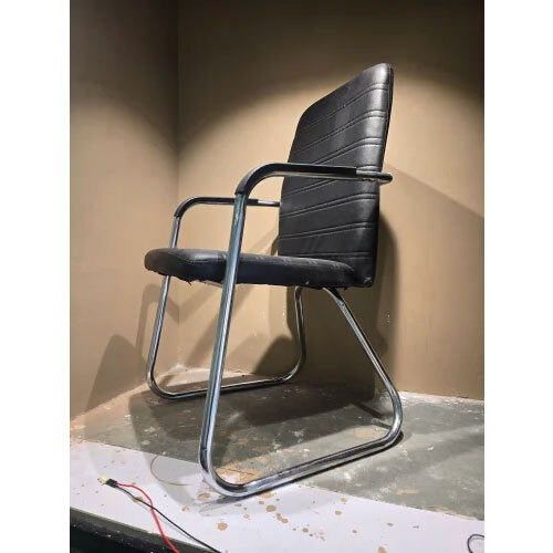 Black Iron Visitor Chair