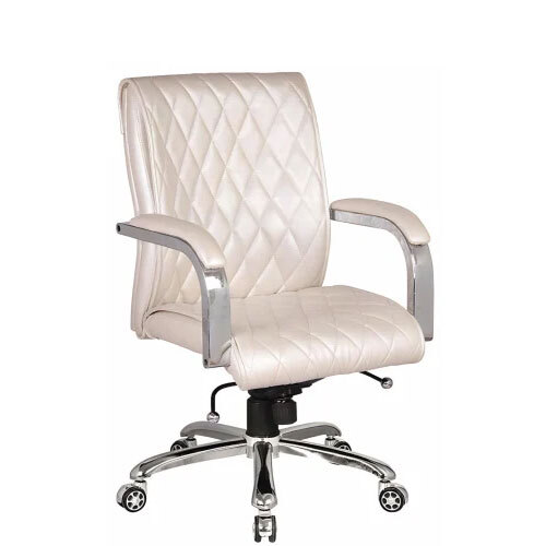 White Revolving Office Chairs
