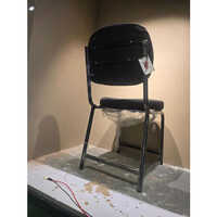 Four Leg Visitor Chair Black Colour