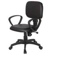 Black Rev Olving Office Chairs - Design: Plain