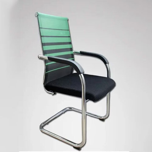 Green Black Office Visitor Chair