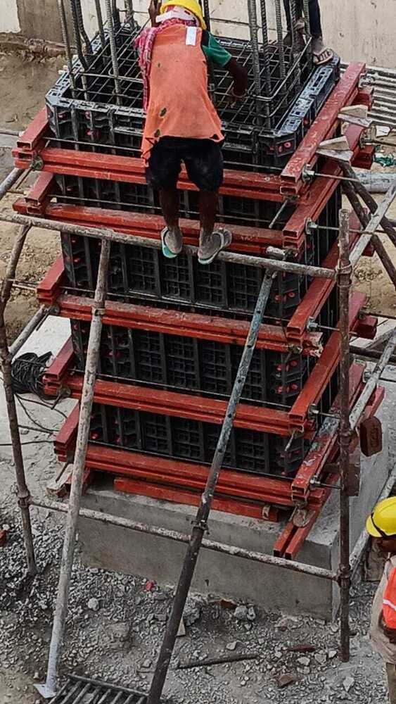Box Culvert Plastic Formwork - Application: Concrete Column Forming