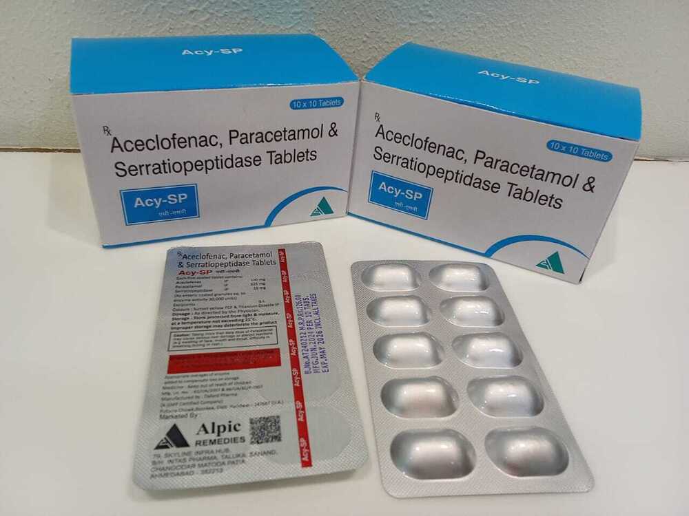 Aceclofenac Paracetamol - Physical Form: Tablets