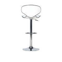 White Leather Bar Stool