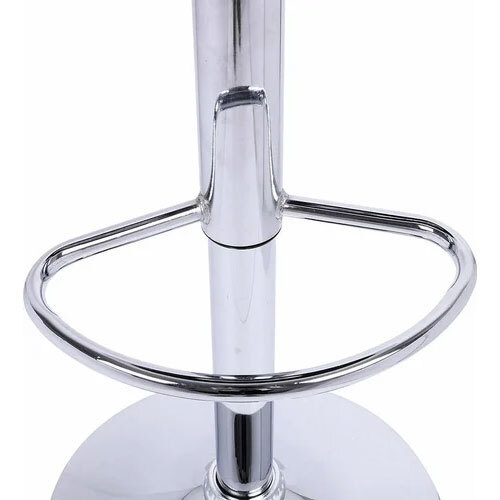 Black Leather Revolving Bar Stool Chair