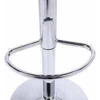 Black Leather Revolving Bar Stool Chair