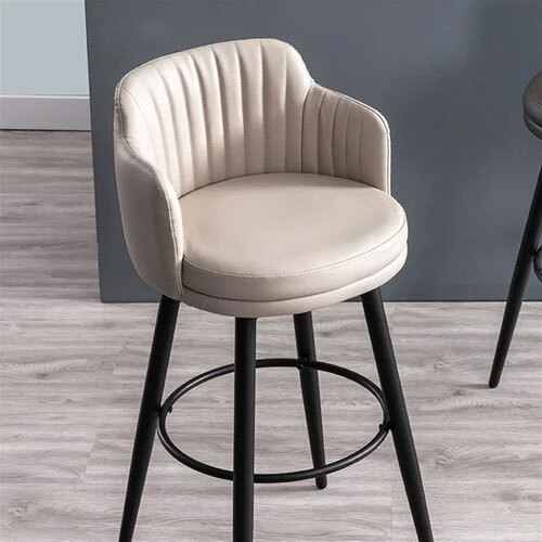Leather Bar Stool - Application: Restaurant & Cafe
