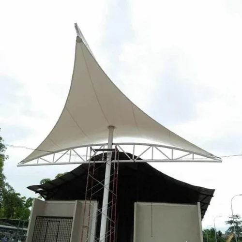 White Pvc Tensile Structure - Coating Type: Colour Coated