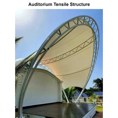 Auditorium Roofing Tensile Structure - Coating Type: Colour Coated