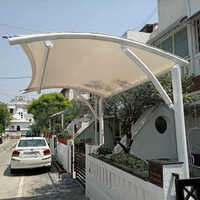 Tunnel White Shade Awning
