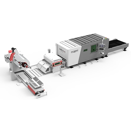 GS-CF SERIES Uncoiling and Leveling Laser Cutting Line