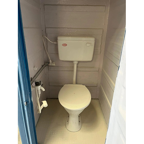 Frp Western Portable Toilet With Ms Leg - Color: Different Available