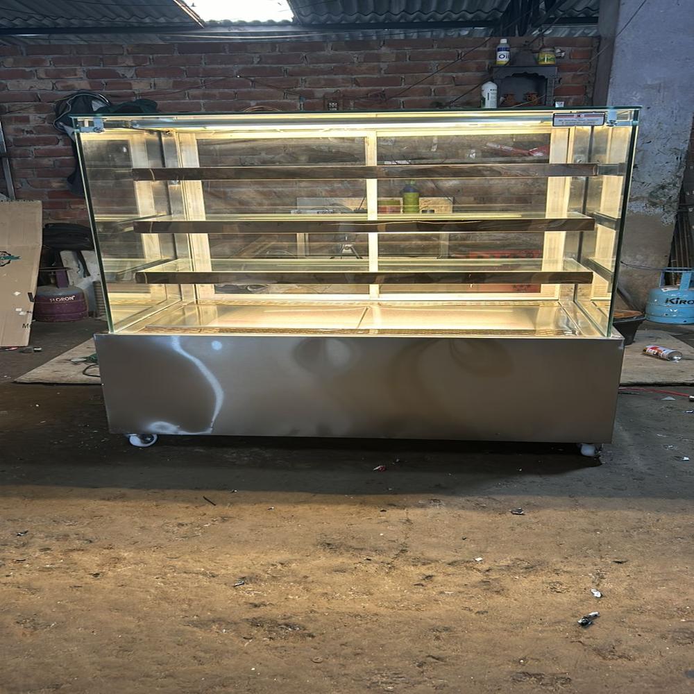 Cake Display Counter - Color: Silver