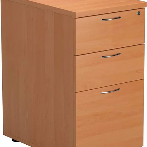 Wooden Pedestal Table - Color: Brown