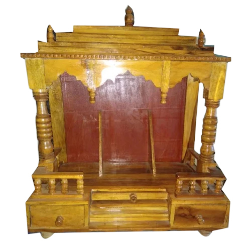 Home Wooden Temple - Color: Brown (Base)