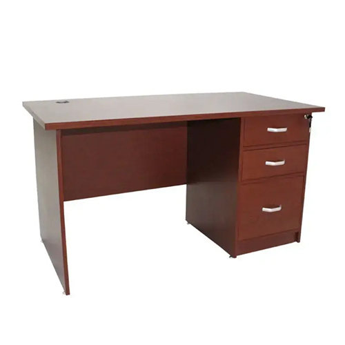 Wooden Office Table - Color: Brown