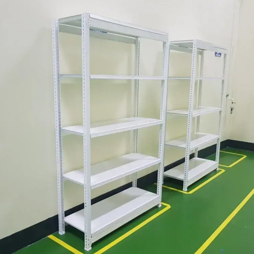 Metal Shoe Rack - Color: White