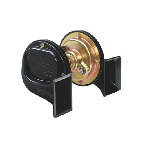 Roots Windtone Horn 12V (High & Low) - Color: Black