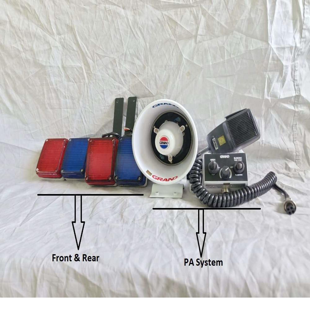 Grand Police Motorcycle System - 31L / PA System (Model 3)
