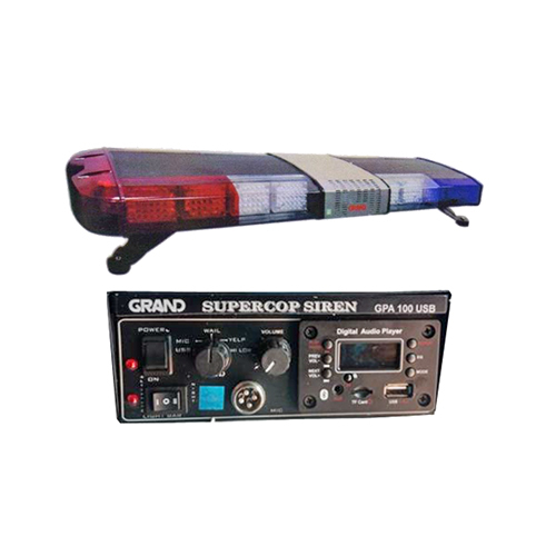 Grand Bar Light Ef-Two 47S Rwwb With Pa System - Features: Durable