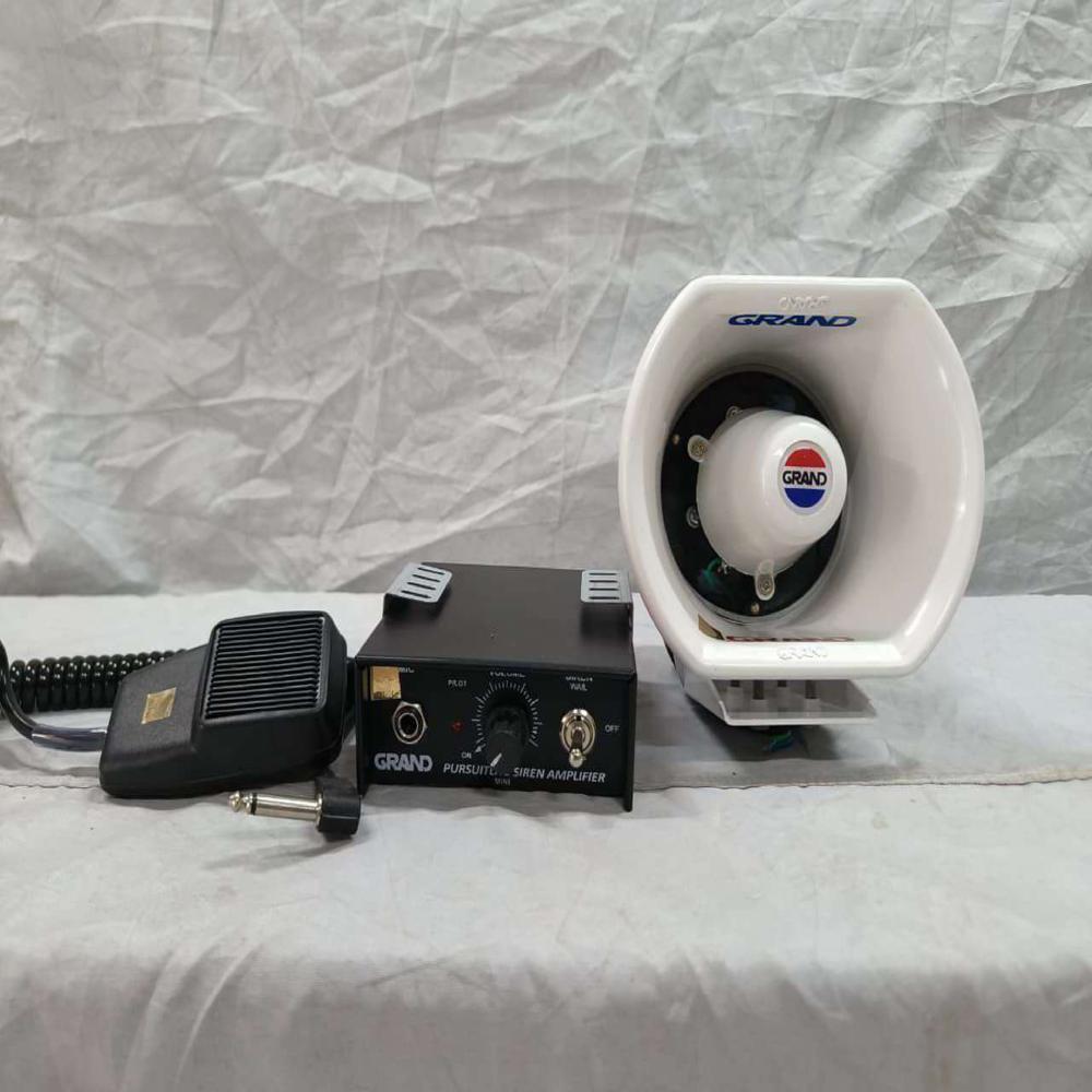 Grand 4 Wheeler Pa System 30W (Speaker, Amplifier & Microphone) - Color: Black