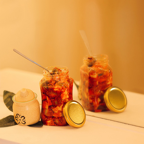 Transparent Airtight Jar - Material: Glass