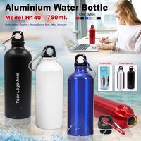 Aluminium Water Bottle 750 Ml - Color: Customisable