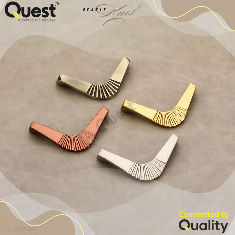 609 Aluminum Drawer Knob - Polished Finish, Standard Design | Durable High-quality Aluminum, Ideal For All Cabinet Fittings