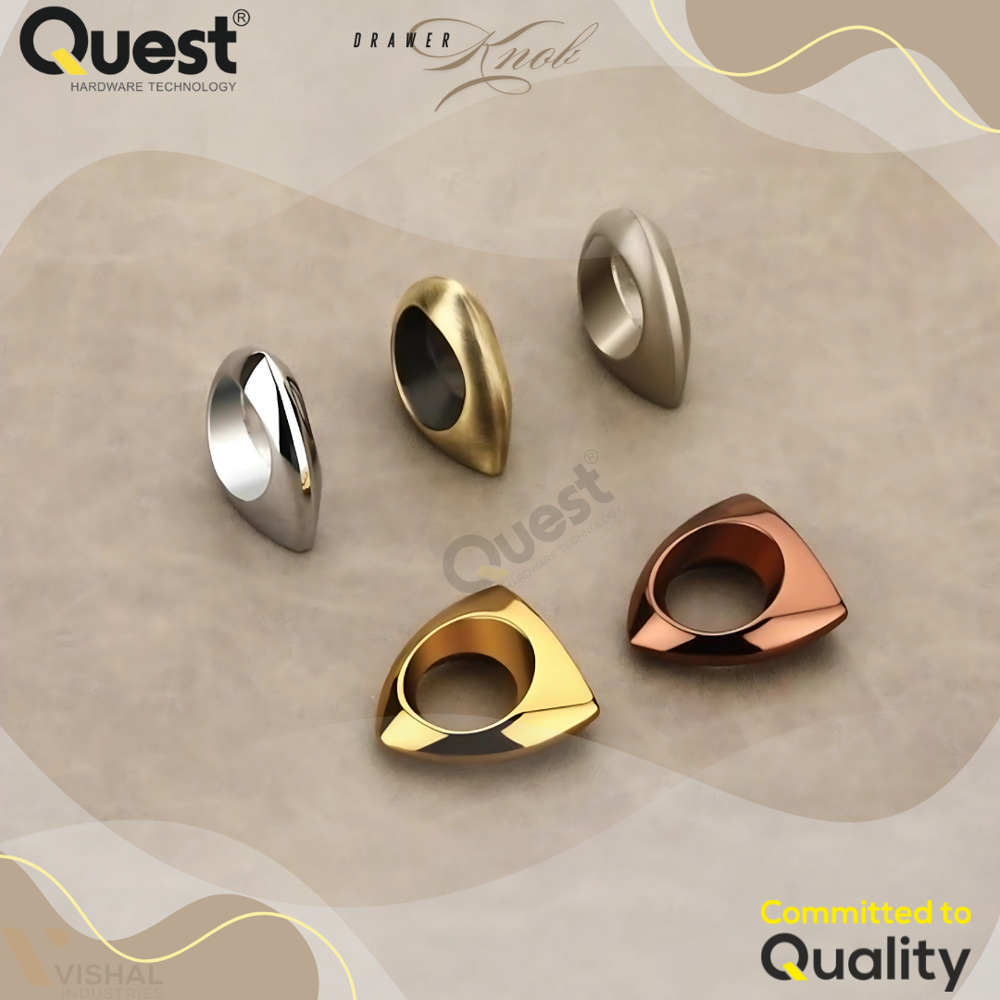 609 Aluminum Drawer Knob - Polished Finish, Standard Design | Durable High-quality Aluminum, Ideal For All Cabinet Fittings