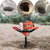 Earth Auger Engine - Color: Orange & White