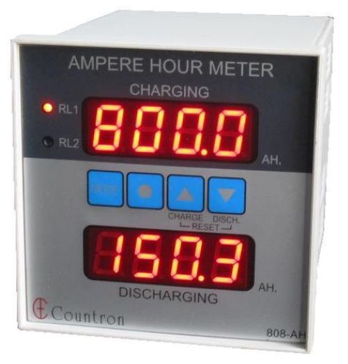 Amp.hours Meter - Color: Grey