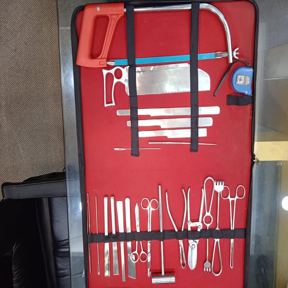 Post Mortem Set Bag - Large Animal (22 No.) - Application: Clinical Purpose