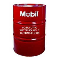 Mobilcut 80 Water Soluble Cutting Fluids - Liquid, 208l Drum | Industrial Cutting Oil For Motorcycle & Scooter Machining, Normal Smell