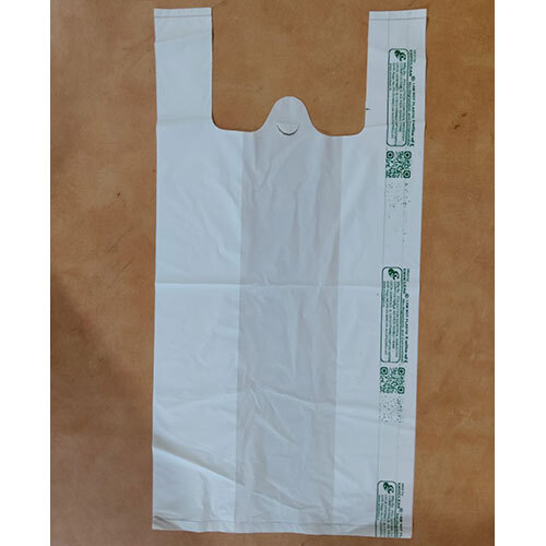 W Cut White Bag