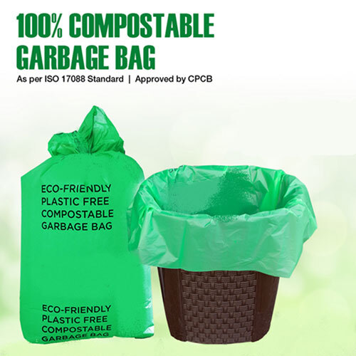 Compostable Garbage Bag - Color: Green