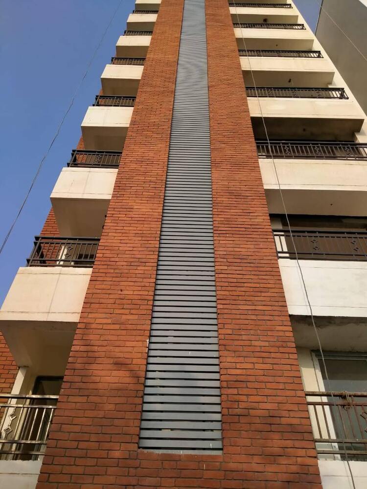 Designer exteior louver cladding