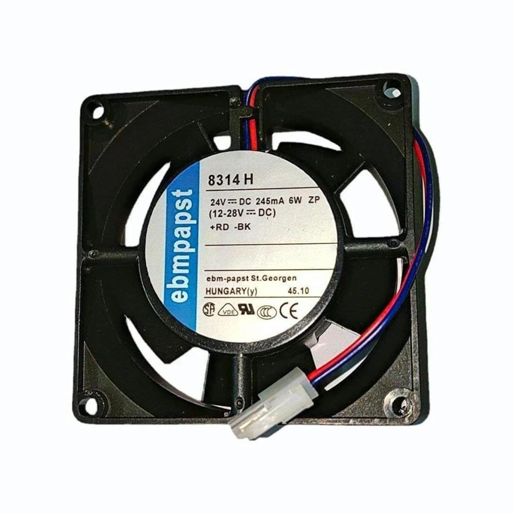 ebmpapst 8314 H Axial Fan 24V-245mA 6W DC Brushless Air Cooling Fan 4000 RPM 80 * 80 * 38mm 2Wire