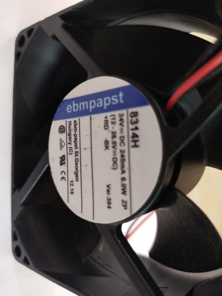 ebmpapst 8314 H Axial Fan 24V-245mA 6W DC Brushless Air Cooling Fan 4000 RPM 80 * 80 * 38mm 2Wire