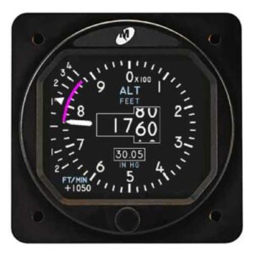 Digital Altimeter - Color: Black
