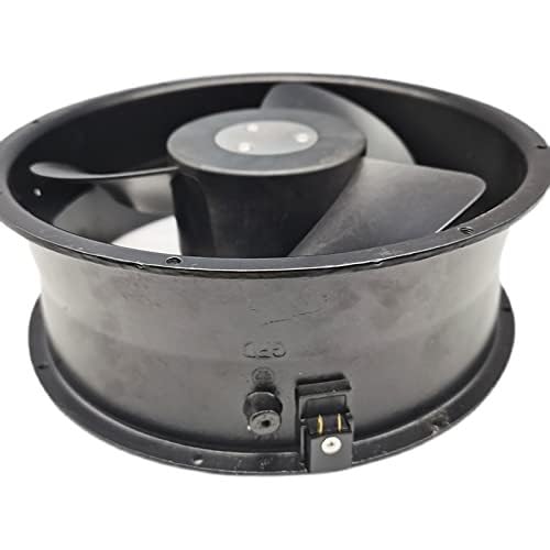 Sunon A1259-hbt Axial Fan 115v~50/60hz 0.60/0.65a Dc Brushless Air Cooling Fan 1900 Rpm 254 * 254 * 89mm 2-wire (Metal) - Color: Black