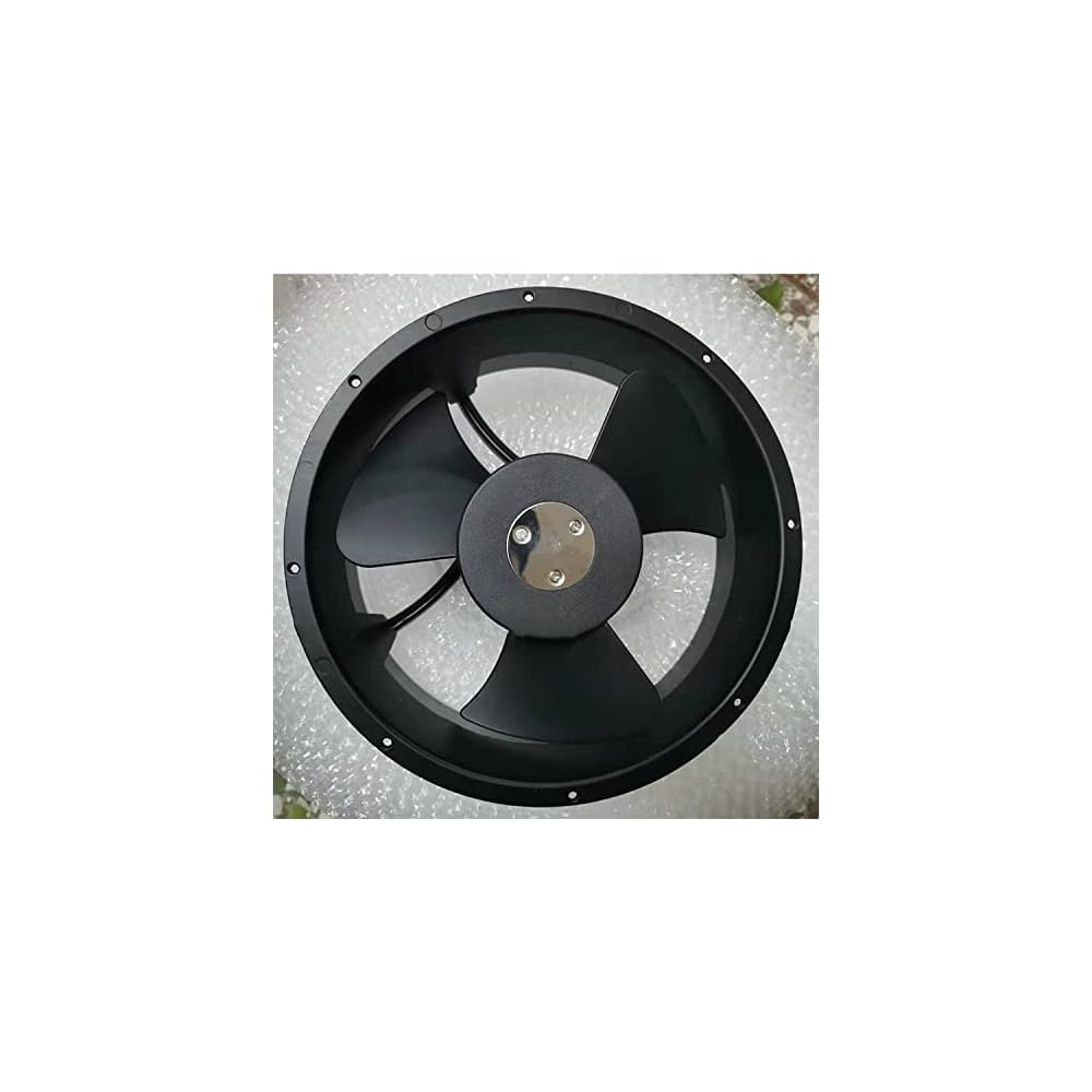 Sunon A1259-hbt Axial Fan 115v~50/60hz 0.60/0.65a Dc Brushless Air Cooling Fan 1900 Rpm 254 * 254 * 89mm 2-wire (Metal) - Color: Black
