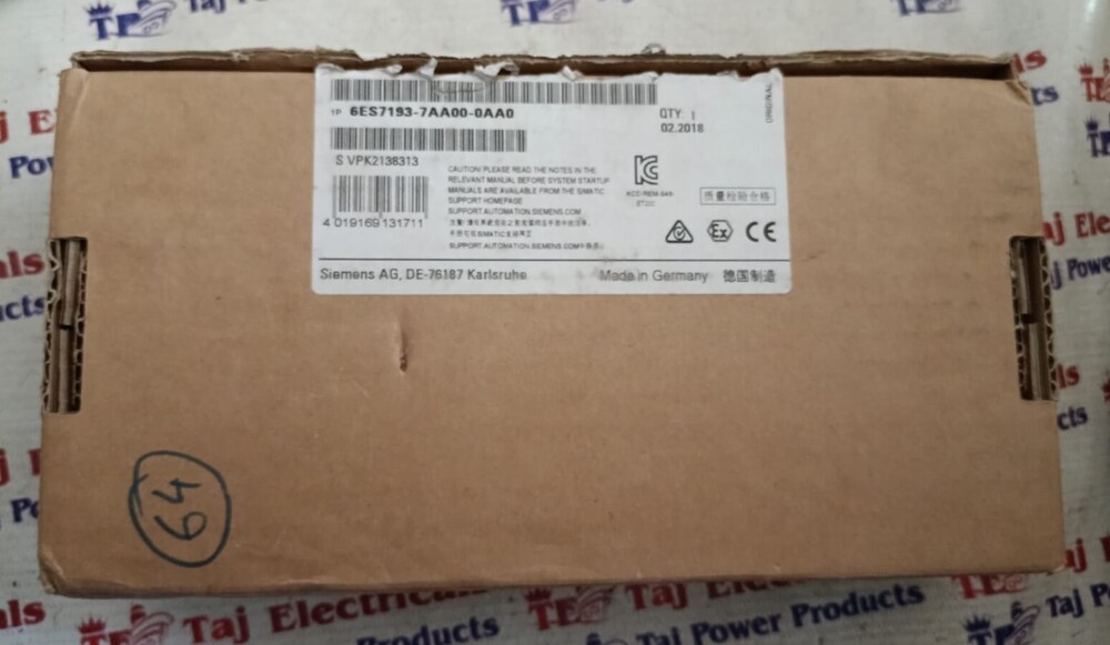 SIEMENS 6ES7193-7AA00-0AA0 (OPEN BOX)