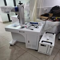 Uv Laser Marking Machine - Co2, 50mm X 50mm Marking Area, 5000 Mm/s Speed, Air Cooling , Automatic Grade, Ideal For Lldpe Drip Lateral Marking