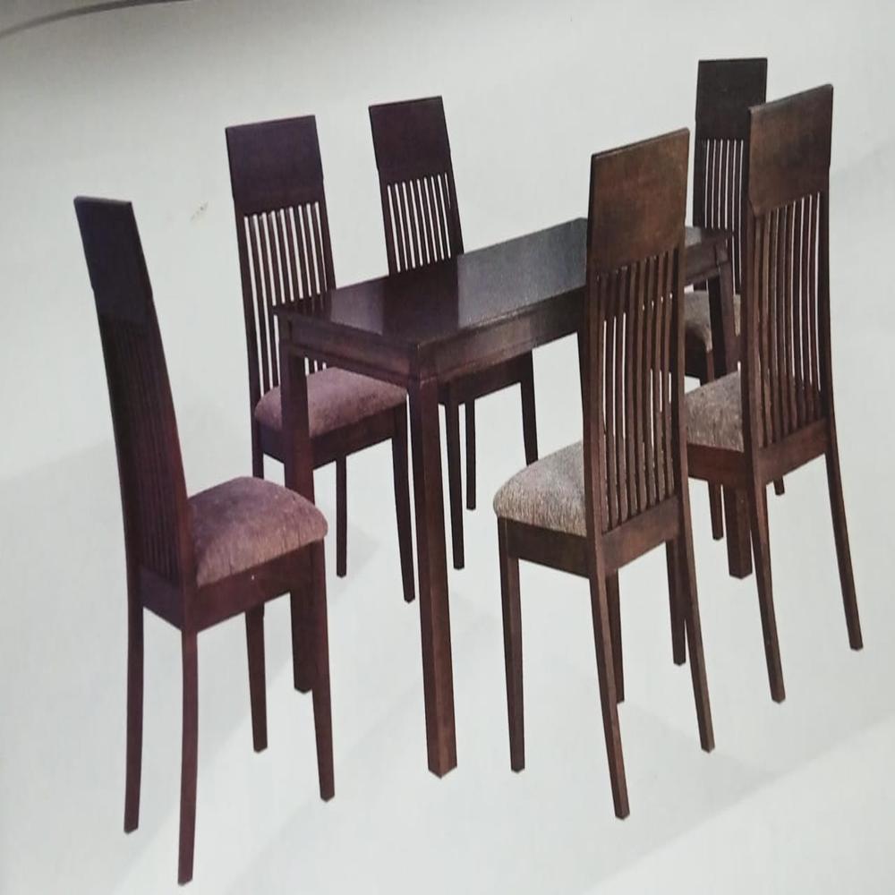 NILKAMAL HORMBEAN 6 SEATER DINING TABLE 